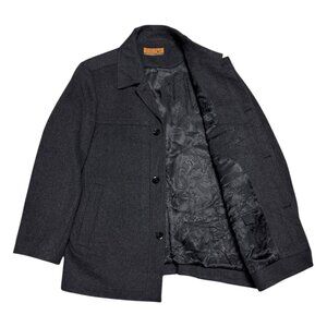 ENZO WOOL & CASHMERE Luxury Business Casual Blazer Coat Jacket Mens XL (44R)